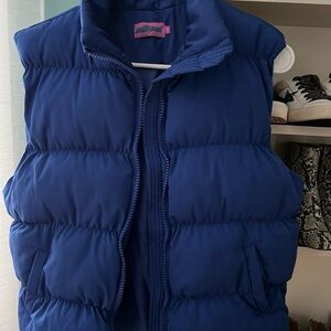 Edikted Blue Quilted Vest